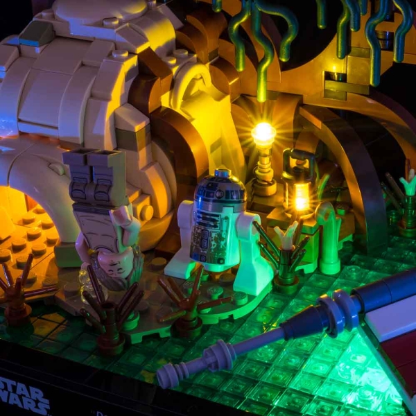 LED-​Beleuchtungs-Set für LEGO® Star Wars Dagobah Jedi Training Diorama #75330